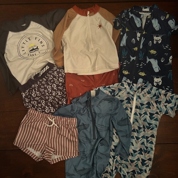 Lot of Baby Boy Bathing Suits Size 18 months - Picture 1 of 12